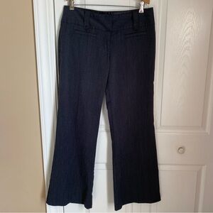 Maurices Black/Dark Gray Trousers Dress Pants Wide Leg 11/12 Low Rise Office Y2K